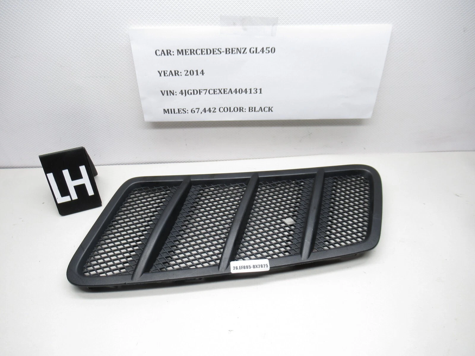 Mercedes‑Benz ML/GLE (W166) Left Bonnet Grille – OEM A1668800105