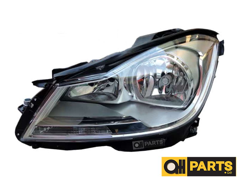 Mercedes-Benz C-Class Left Headlamp (Halogen) – A2048204959 – W204 Facelift 2011–2014