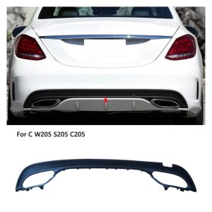 Mercedes-Benz Rear Bumper Diffuser – A2058856238 – W205 C-Class AMG Line Pre-Facelift (2014–2018)