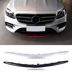 Mercedes-Benz W213 E-Class AMG Front Bumper Lower Chrome Trim – A2138857000 – 2016–2020