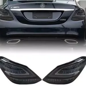 Product Name: Mercedes-Benz C-Class W205 C63/C63S Left Smoked LED Tail Light (A2059064903) 2018-2021 Facelift