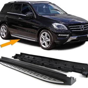 Mercedes‑Benz W166 ML/GLE Running Boards / Side Steps – 2011–2019