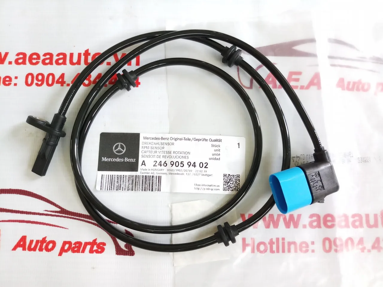 Mercedes-Benz B-Class W246 Rear ABS Speed Sensor A2469059402 Mercedes-Benz B-Class W246 Rear ABS Speed Sensor A2469059402