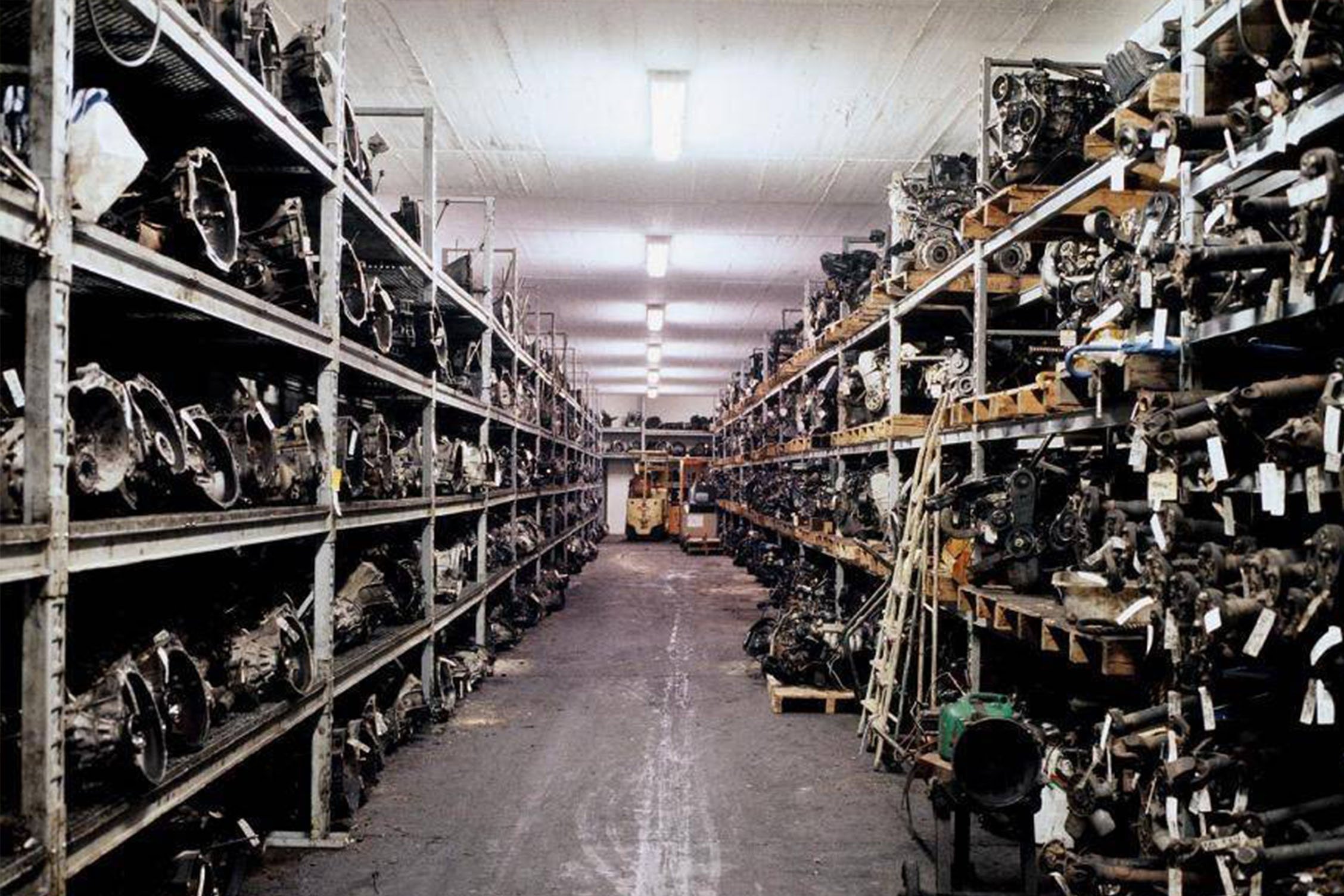 Engine parts and mechanical components aisle
