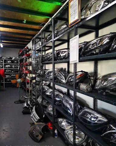 Headlights and lighting parts section